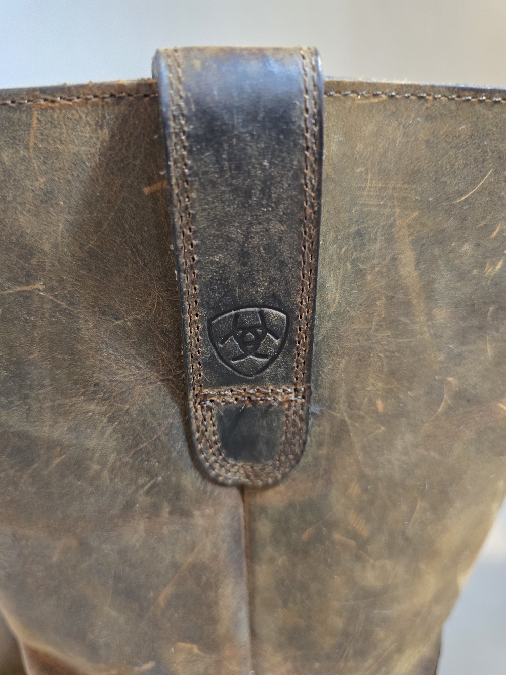 Ariat Brown Leather Heeled Western Boots - Picture 4 of 6